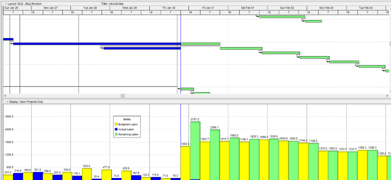 Scheduling in Primavera P6
