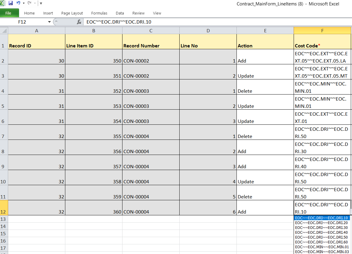 v24 - Add and Delete Line Items